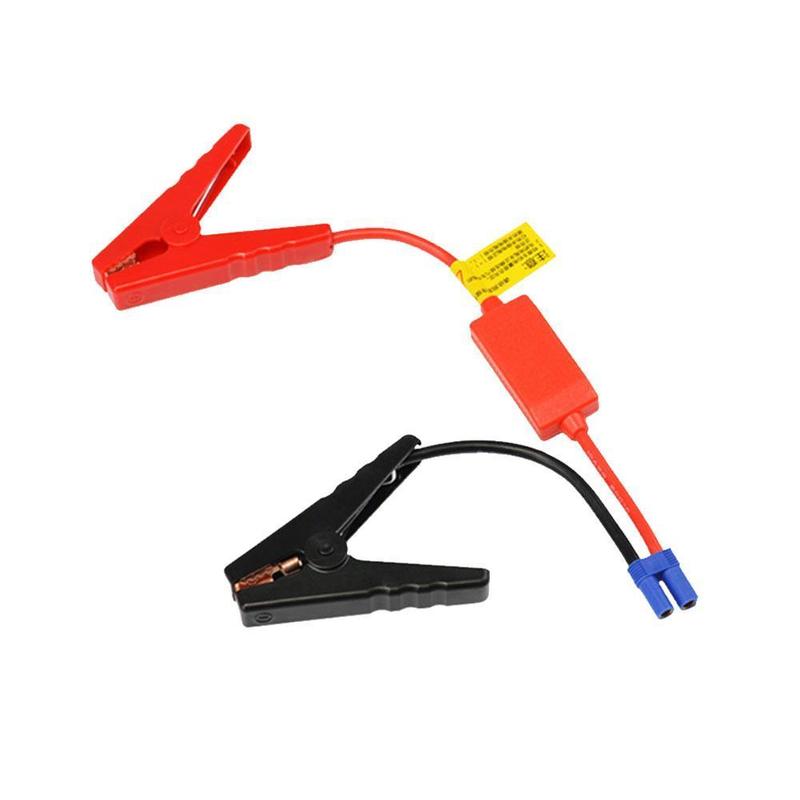 Pure copper emergency jump starter clips for jumper wires, car power bank jumpers, and jumper cables.